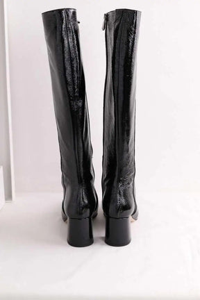 Bottes LK Bennett Gigi Noir en Cuir verni