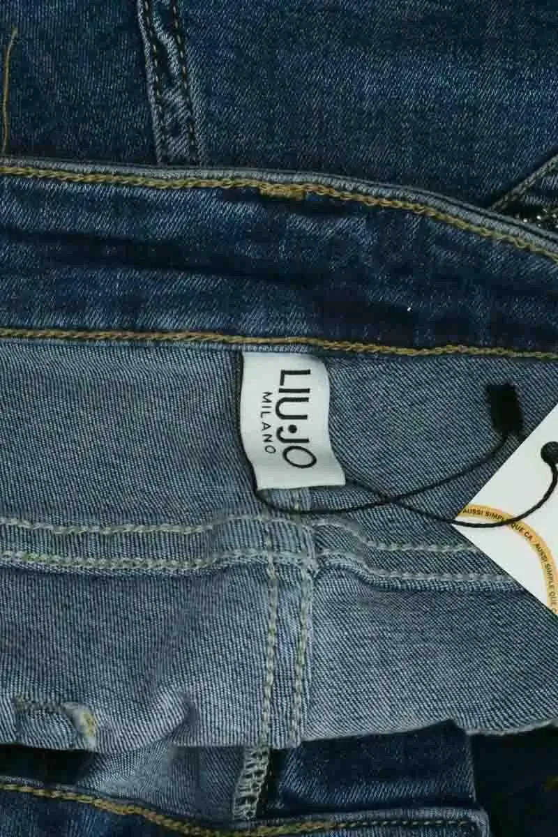 Jean slim Liu Jo Bleu en Coton
