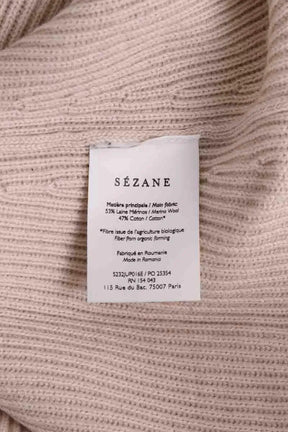 Jupe Sézane Ecru en Laine