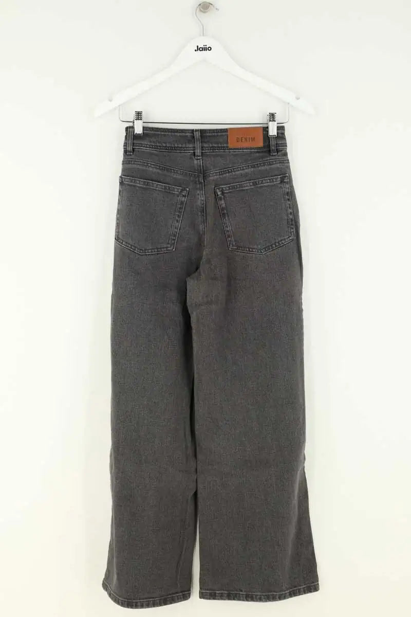 Jean large Sézane Anthracite en Coton
