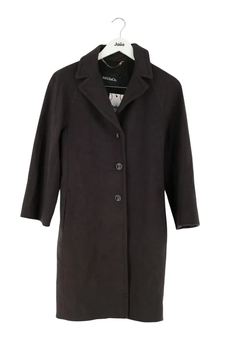 Peacoat Max & Co Anthracite en Laine, taille XS - Seconde Main