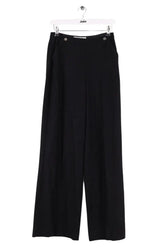 Pantalon large LK Bennett Noir en Laine, taille S - Seconde Main