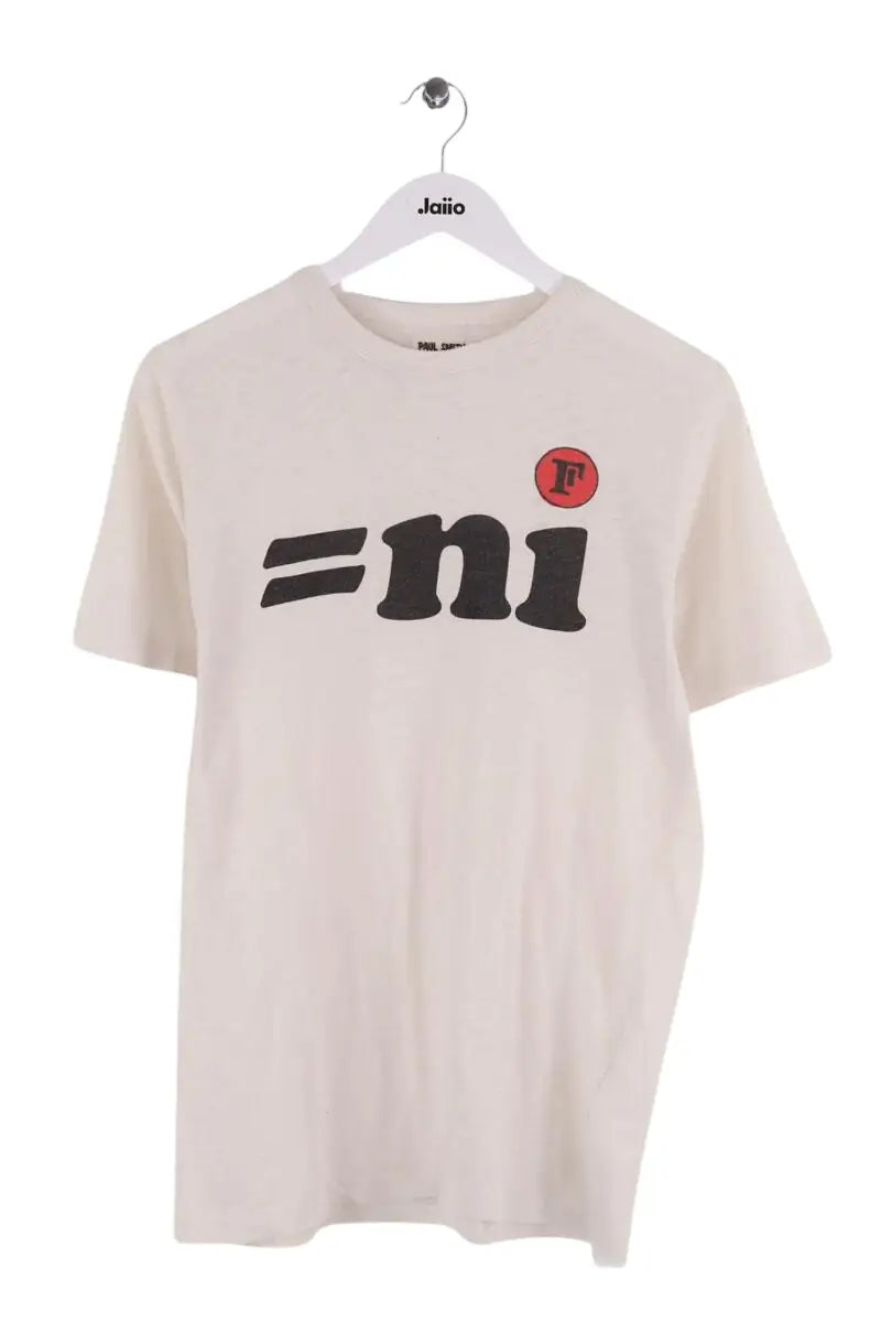 T-shirt Paul Smith Ecru en Coton, taille S - Seconde Main