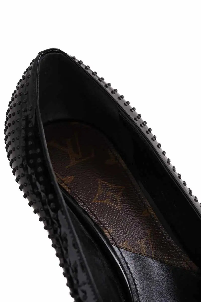 Talons Louis Vuitton Noir en Cuir