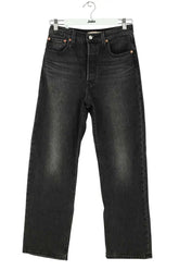 Jean droit Levi's Noir en Coton, taille M - Seconde Main