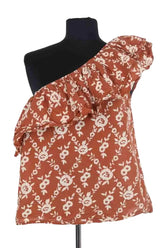 Top Petite Mendigote Marron en Coton, taille M - Seconde Main