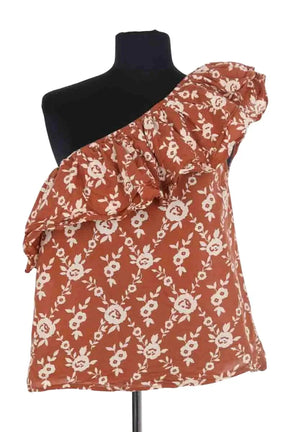 Top Petite Mendigote Marron en Coton, taille M - Seconde Main