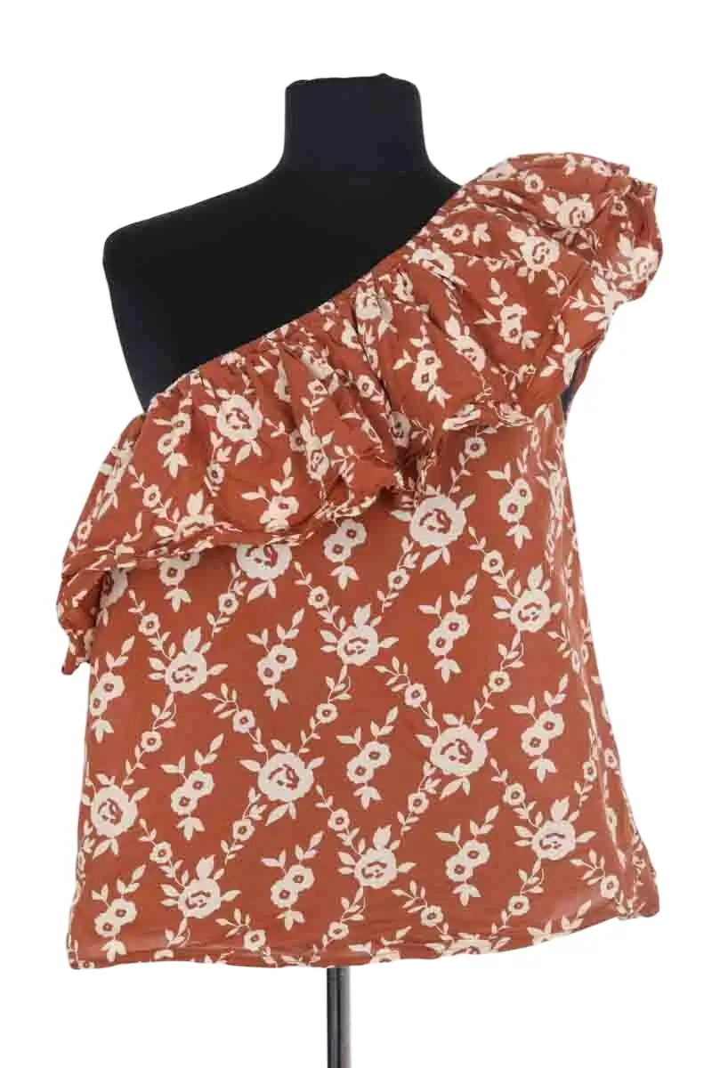 Top Petite Mendigote Marron en Coton, taille M - Seconde Main