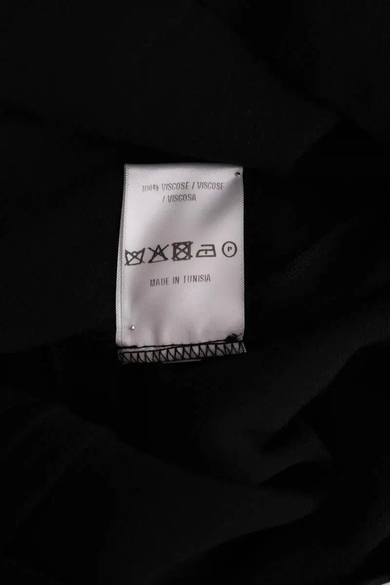 Robe Sandro Noir en Viscose