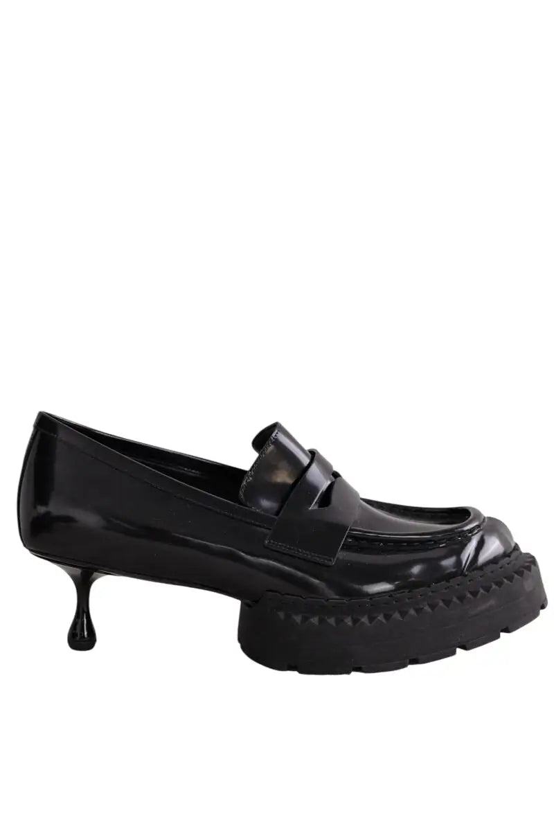Mocassins Jimmy Choo Noir en Cuir, taille 39 - Seconde Main