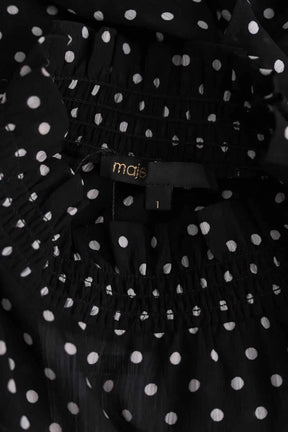 Blouse Maje Noir en Synthétique