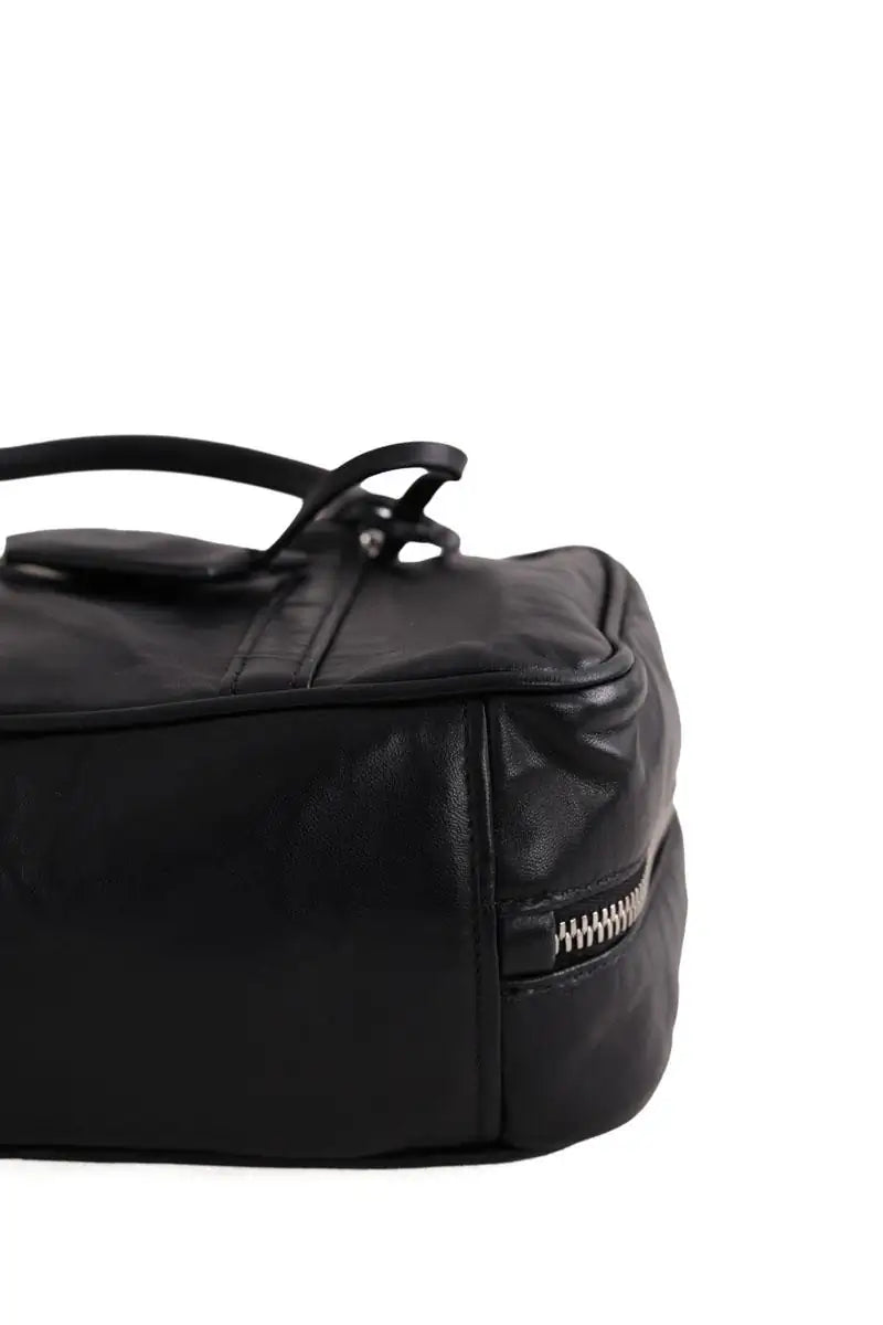 Sac à bandoulière Prada Nappa Antique Noir en Cuir
