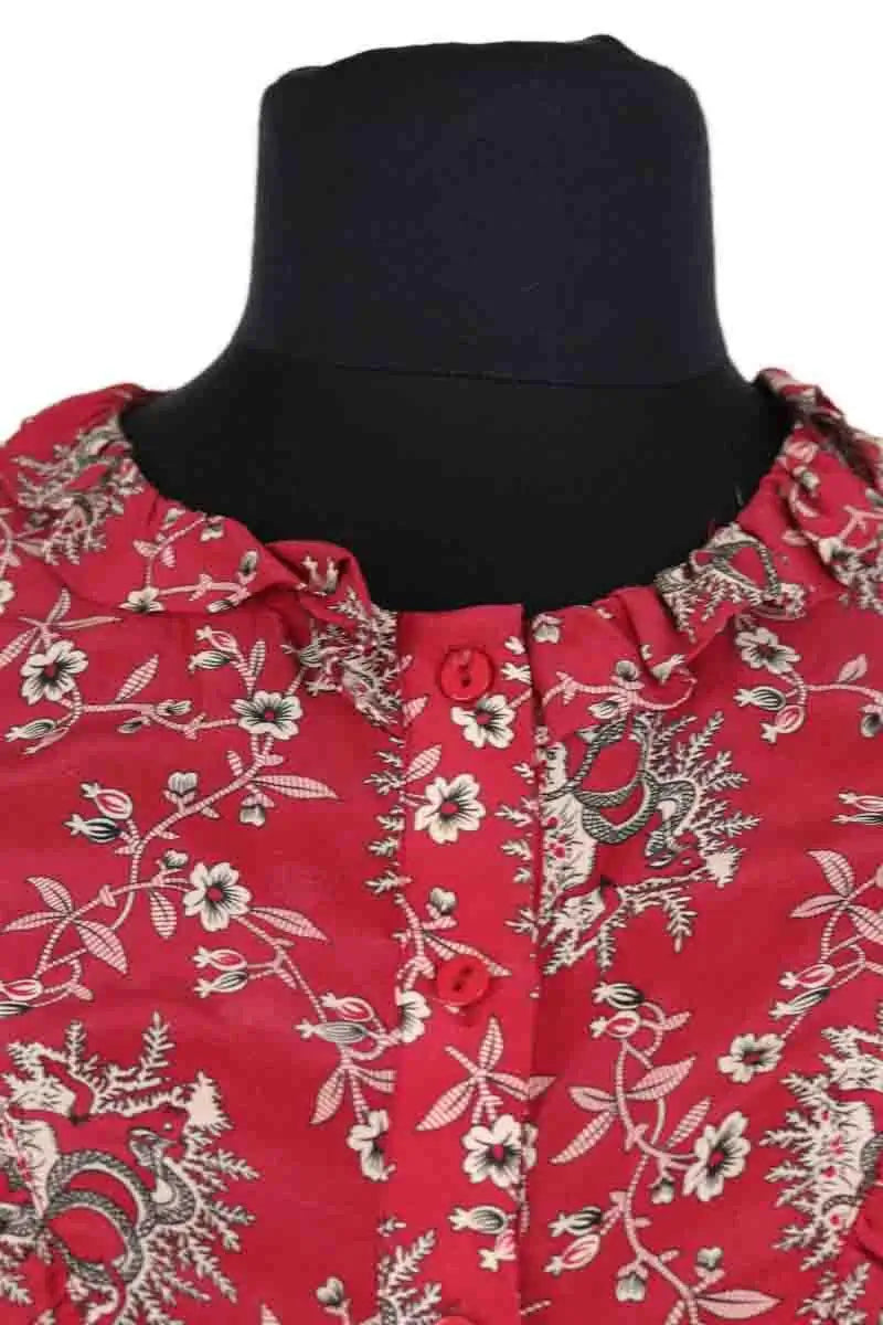 Blouse The Kooples Rouge en Soie