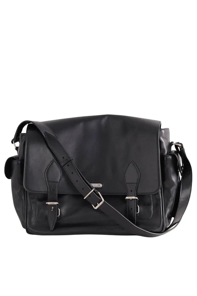 Cartable Saint Laurent Noir en Cuir - Seconde Main