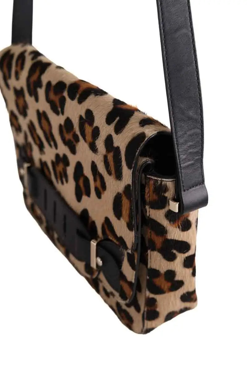 Sac à bandoulière Tila March Beige en Cuir