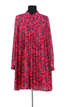 Robe Claudie Pierlot Rose en Synthétique, taille L - Seconde Main