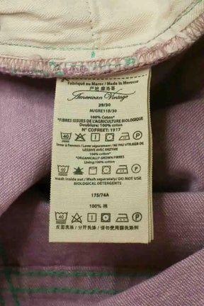 Jean large American Vintage Violet en Coton