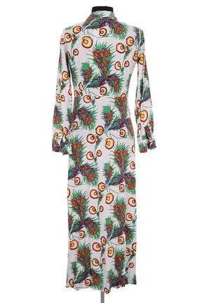 Robe Maje Vert en Lin