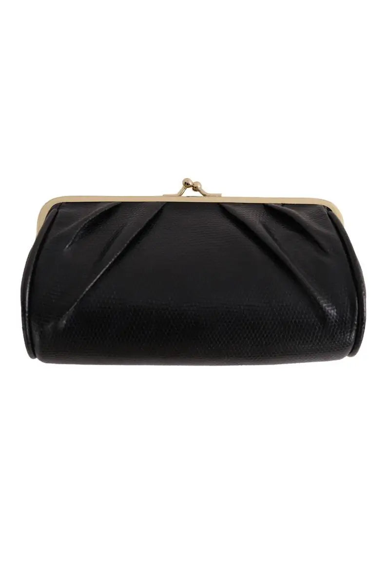 Pochette Emmanuelle Khanh Noir en Cuir