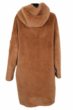 Manteau Max & Moi Camel en Synthétique