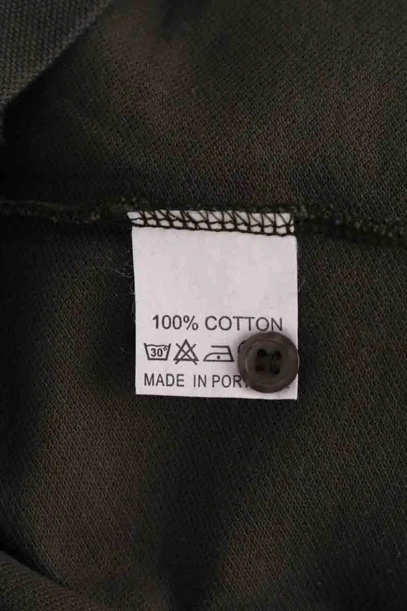 Polo Kitsuné Kaki en Coton