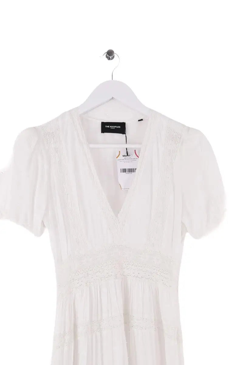 Robe The Kooples Blanc en Viscose
