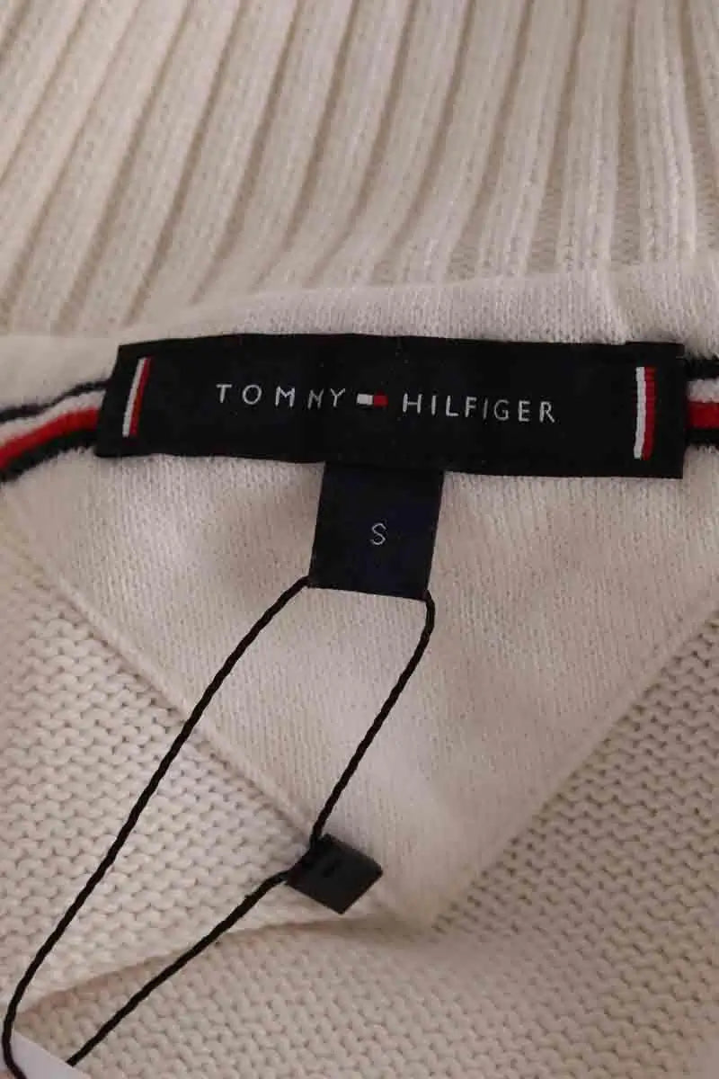 Pull Tommy Hilfiger Blanc en Coton