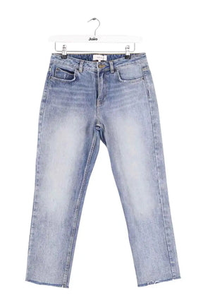 Jean droit Ba&Sh Bleu en Coton, taille XS - Seconde Main