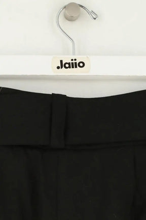 Pantalon Maje Noir en Laine