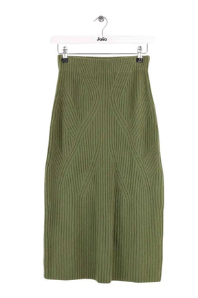 Jupe Eric Bompard Vert en Cachemire, taille S - Seconde Main