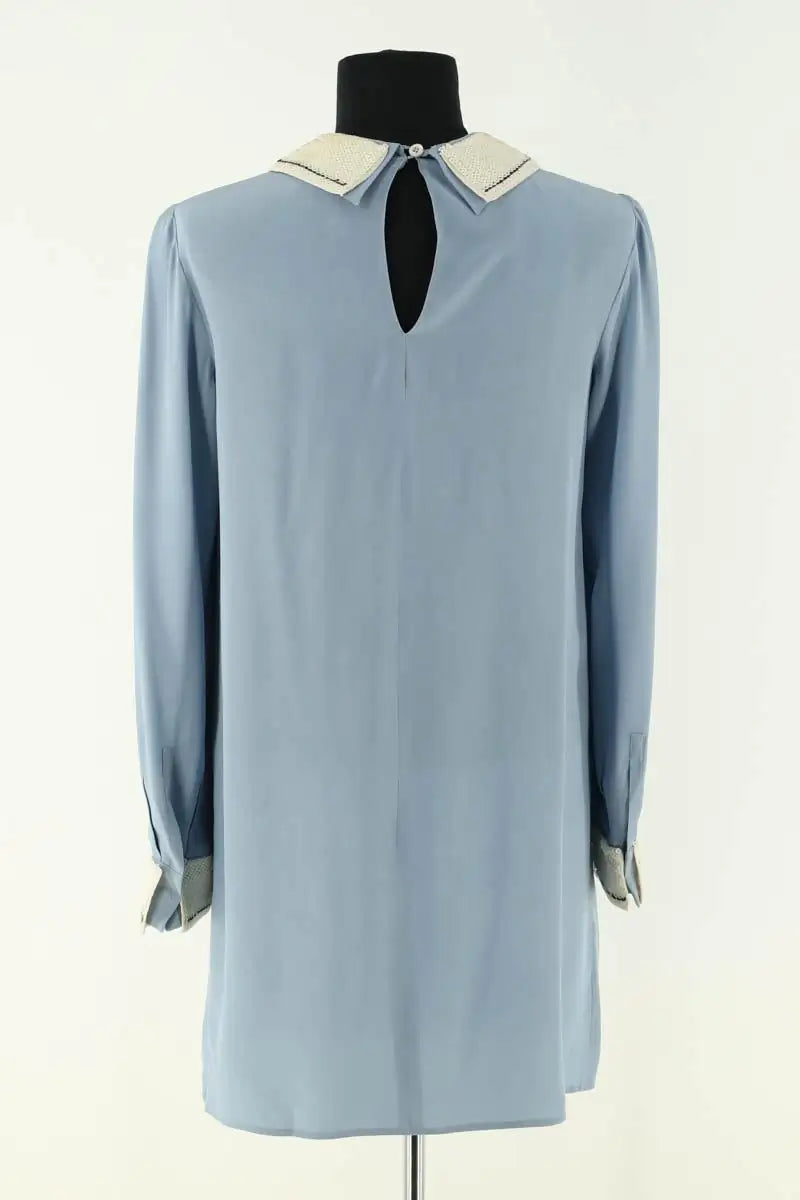 Robe Prada Bleu en Soie