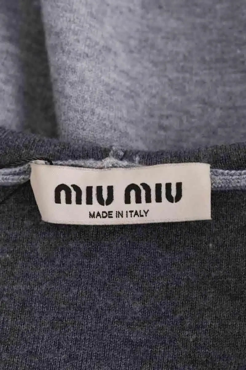 Gilet Miu Miu Gris en Laine