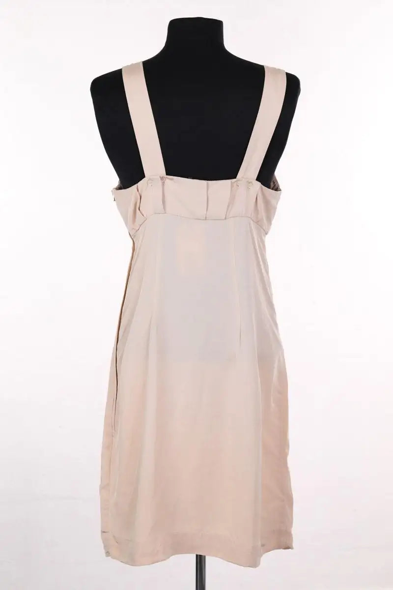 Robe Sandro Beige en Viscose