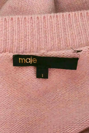 Cardigan Maje Rose en Laine