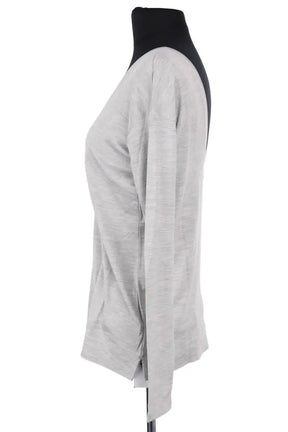 T-shirt Majestic Filatures Gris en Coton