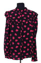 Chemise Claudie Pierlot Noir en Viscose, taille M - Seconde Main