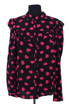 Chemise Claudie Pierlot Noir en Viscose, taille M - Seconde Main