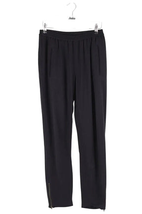 Pantalon droit Stella McCartney Noir en Synthétique, taille S - Seconde Main