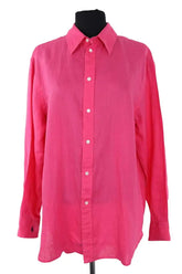 Chemise Ralph Lauren Rose en Lin, taille S - Seconde Main