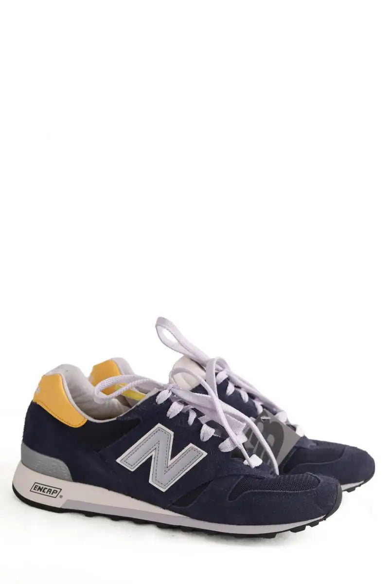 Baskets basses New Balance Marine en Tissu