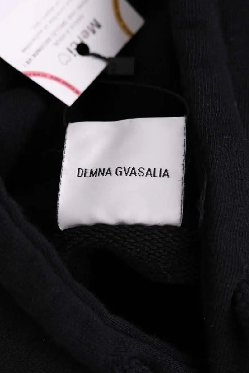 Sweatshirt VETEMENTS Noir en Coton