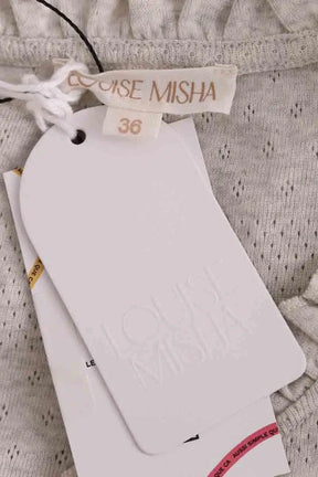 Blouse Louise Misha Gris en Coton