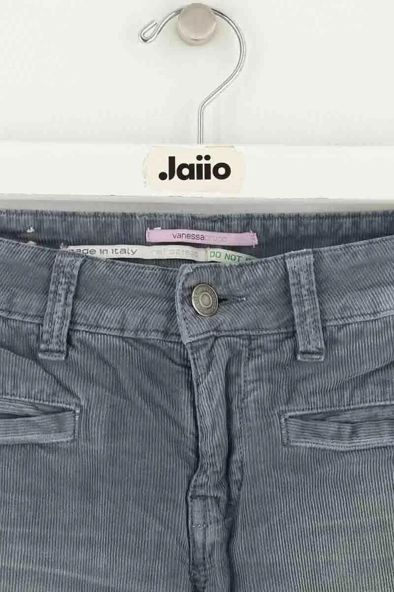 Pantalon Vanessa Bruno Gris en Velours