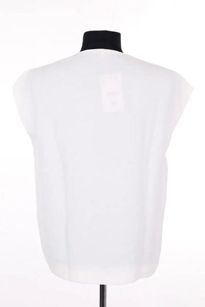 Blouse Maje Blanc en Synthétique