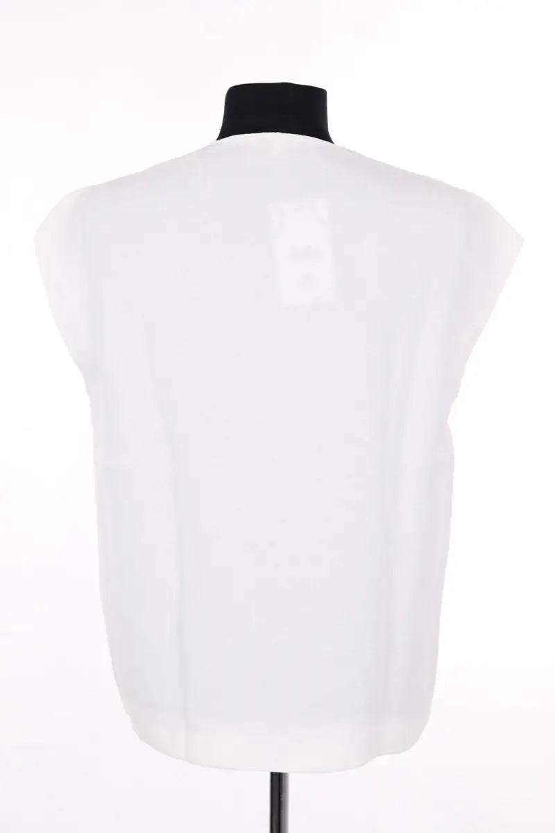 Blouse Maje Blanc en Synthétique