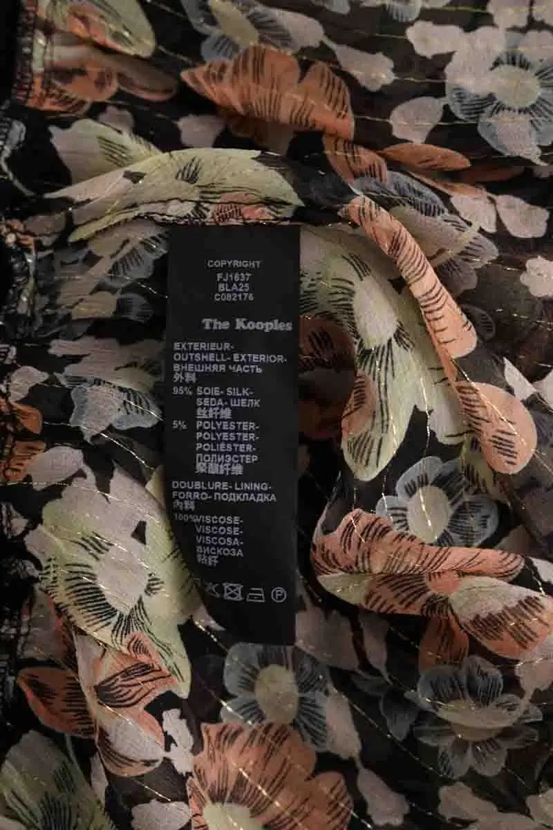 Jupe The Kooples Multicolore en Soie