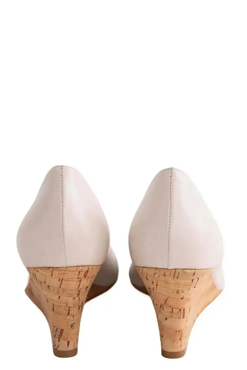Talons LK Bennett Eevi Ecru en Cuir