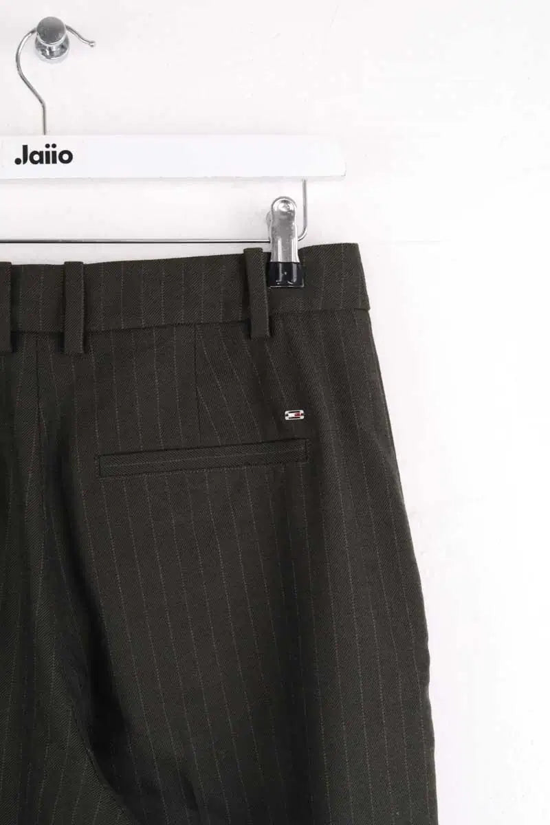 Pantalon Tommy Hilfiger Kaki en Synthétique