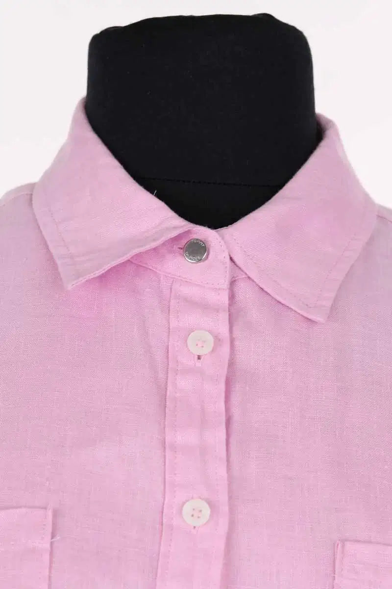 Robe Tommy Hilfiger Rose en Lin