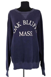 Sweatshirt Ralph Lauren Bleu en Coton, taille L - Seconde Main